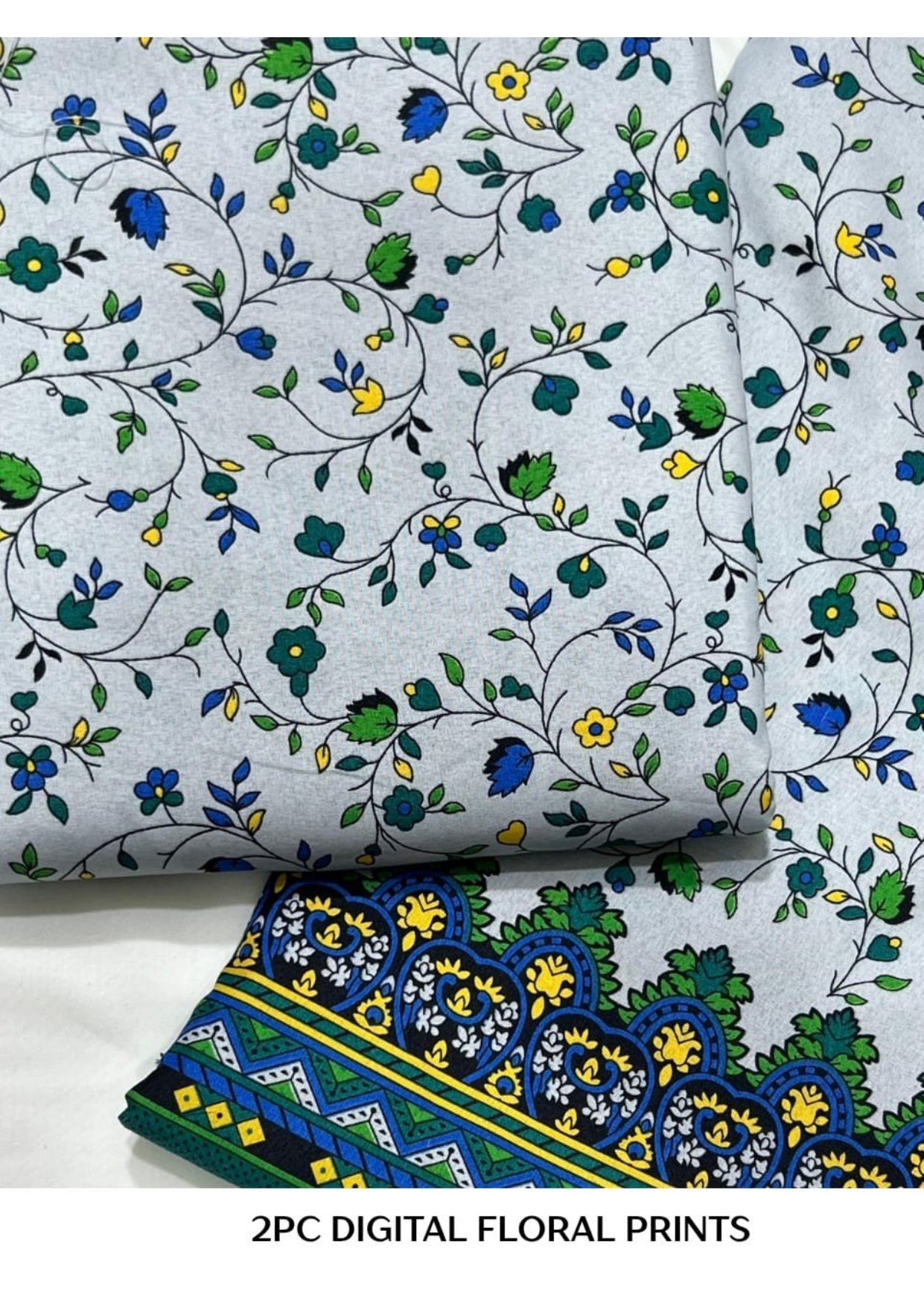 2 Piece Printed Cotton 40