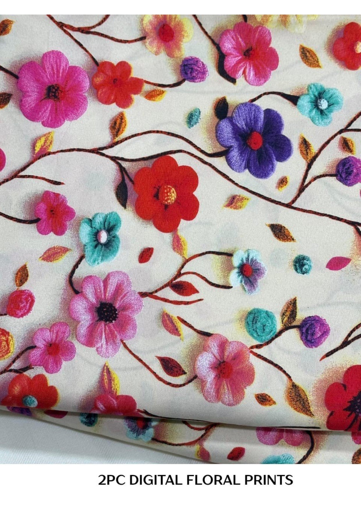 2 Piece Printed Cotton 56