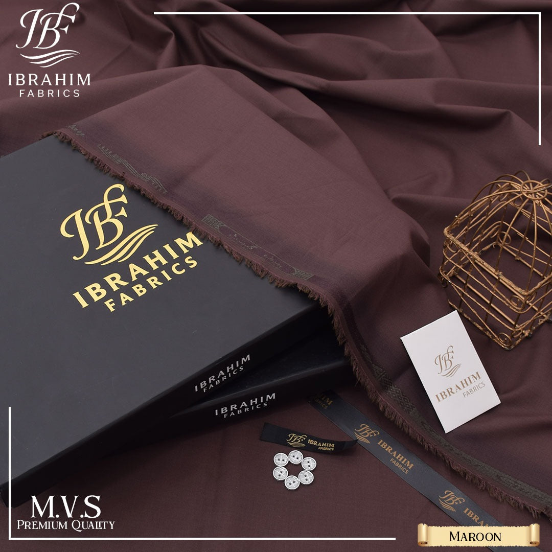 MVS Wash & Wear Maroon Men’s Shalwar Kameez