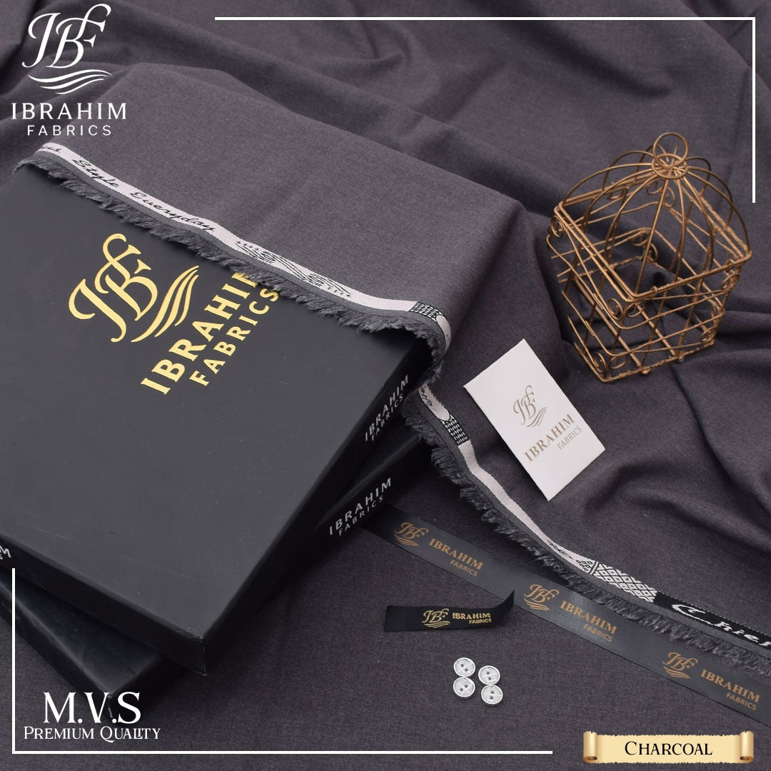 MVS Wash & Wear Charcoal Men’s Shalwar Kameez