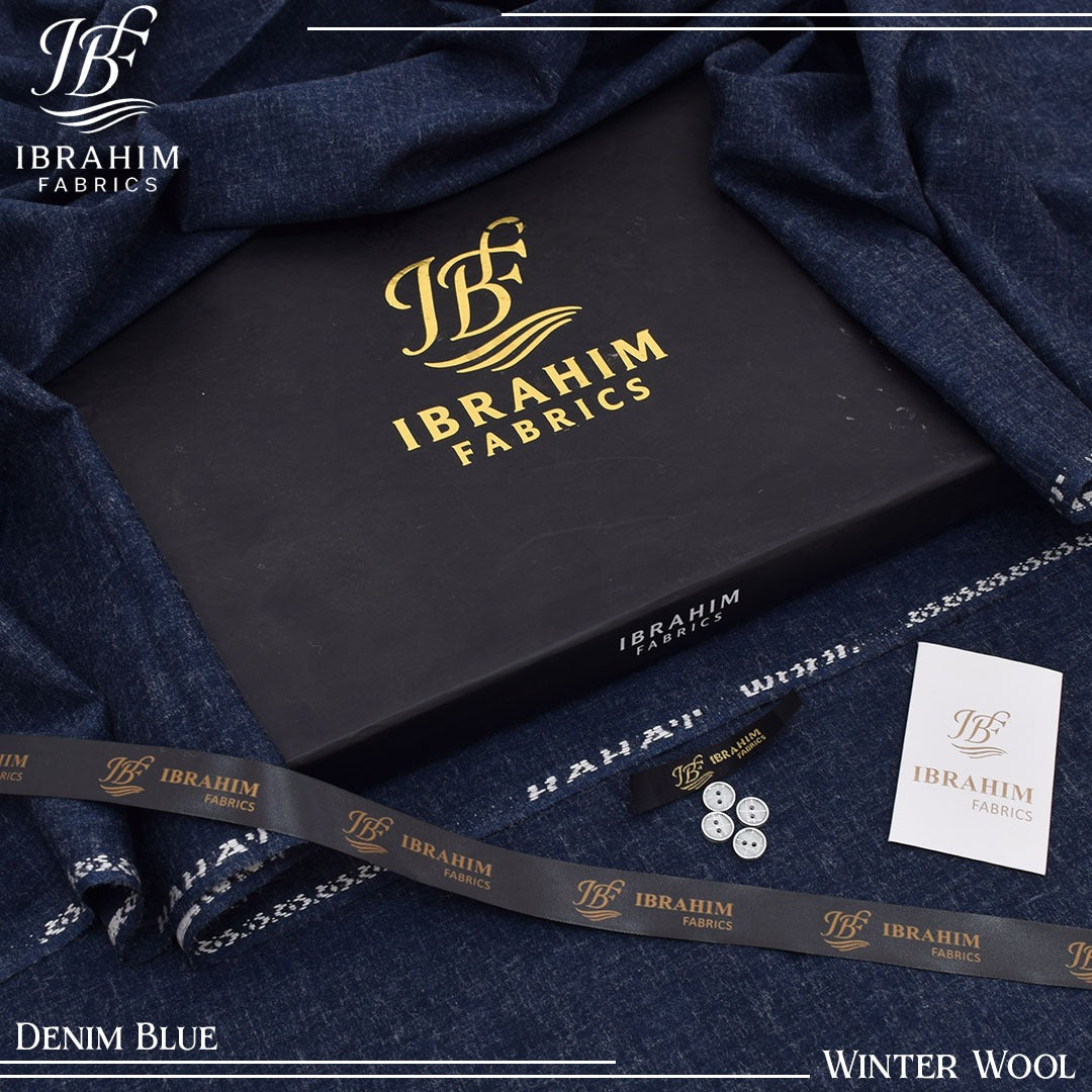 Winter Wool Men’s Denm Blue Shalwar Kameez