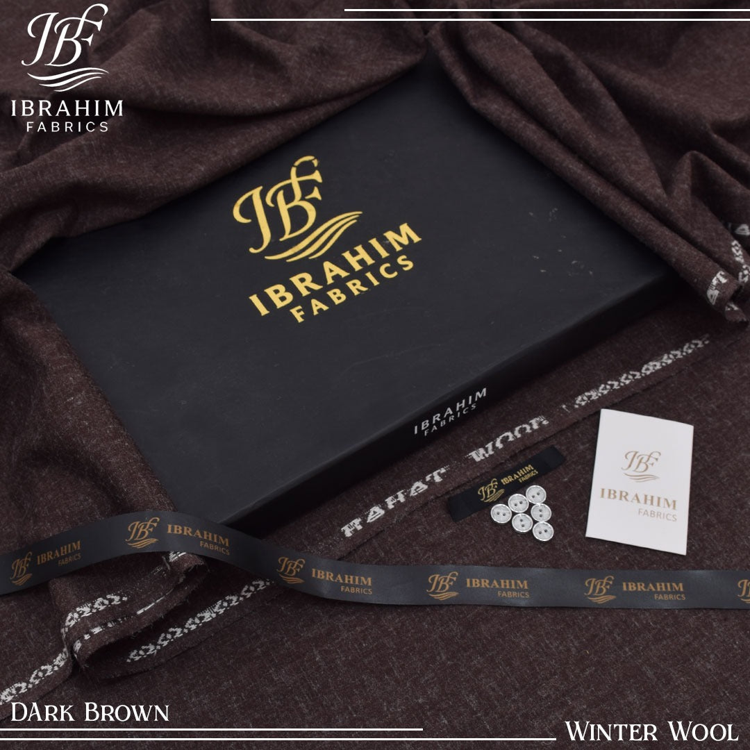 Winter Wool Men’s Dark Brown Shalwar Kameez