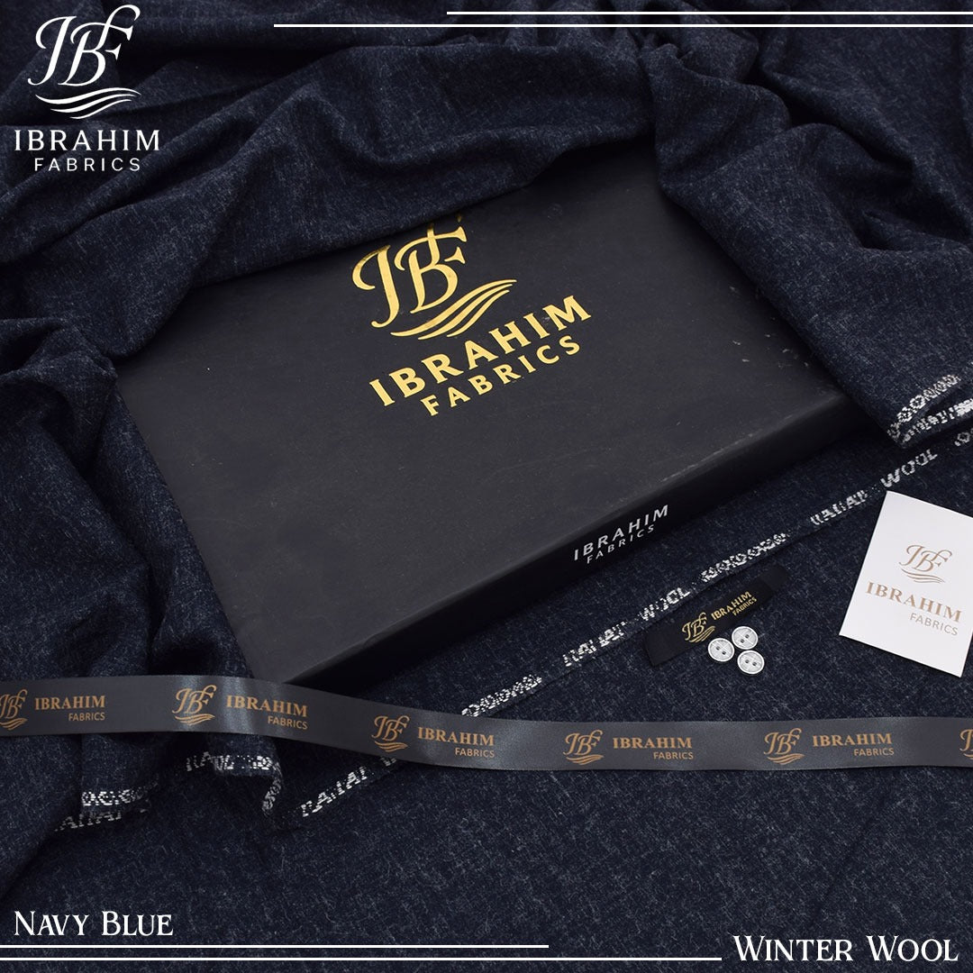 Winter Wool Men’s Navy Blue Shalwar Kameez