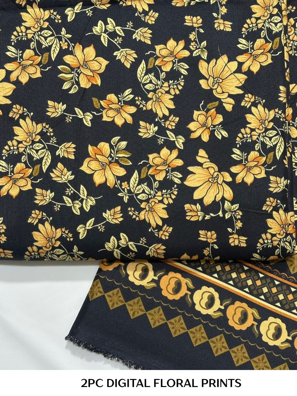 Floral Printed Cotton 2Piece D-048