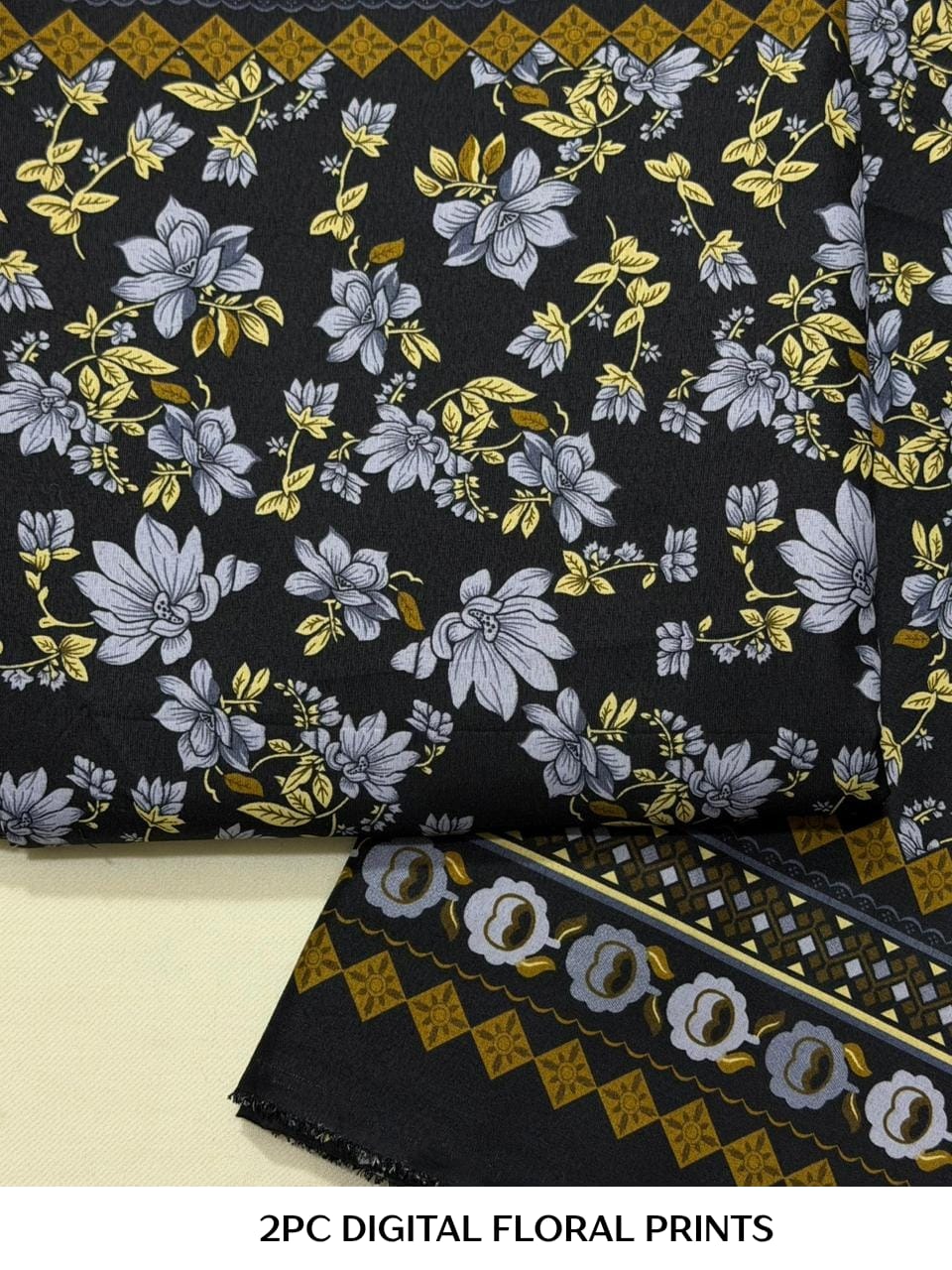 Floral Printed Cotton 2Piece D-046