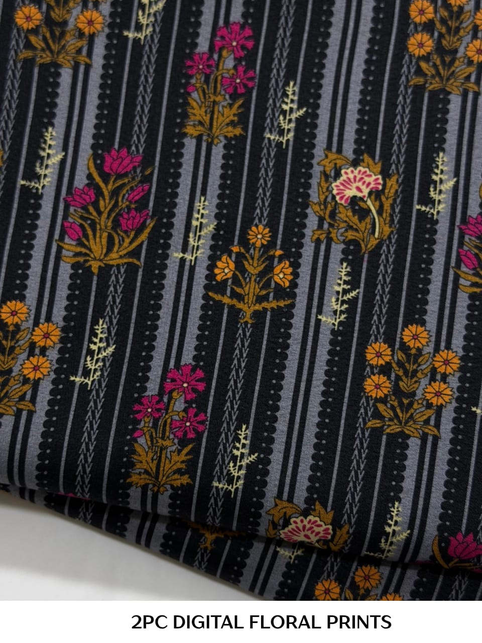 Floral Printed Cotton 2Piece D-042