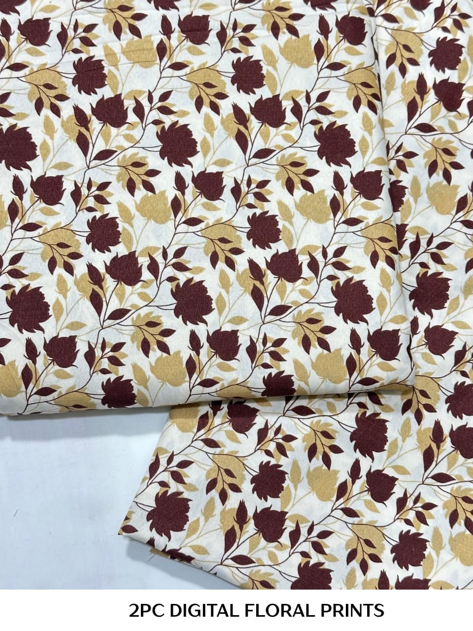 Floral Printed Cotton 2Piece D-040