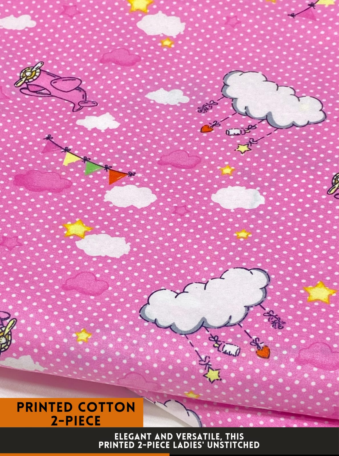 Floral Printed Cotton 2Piece D-034