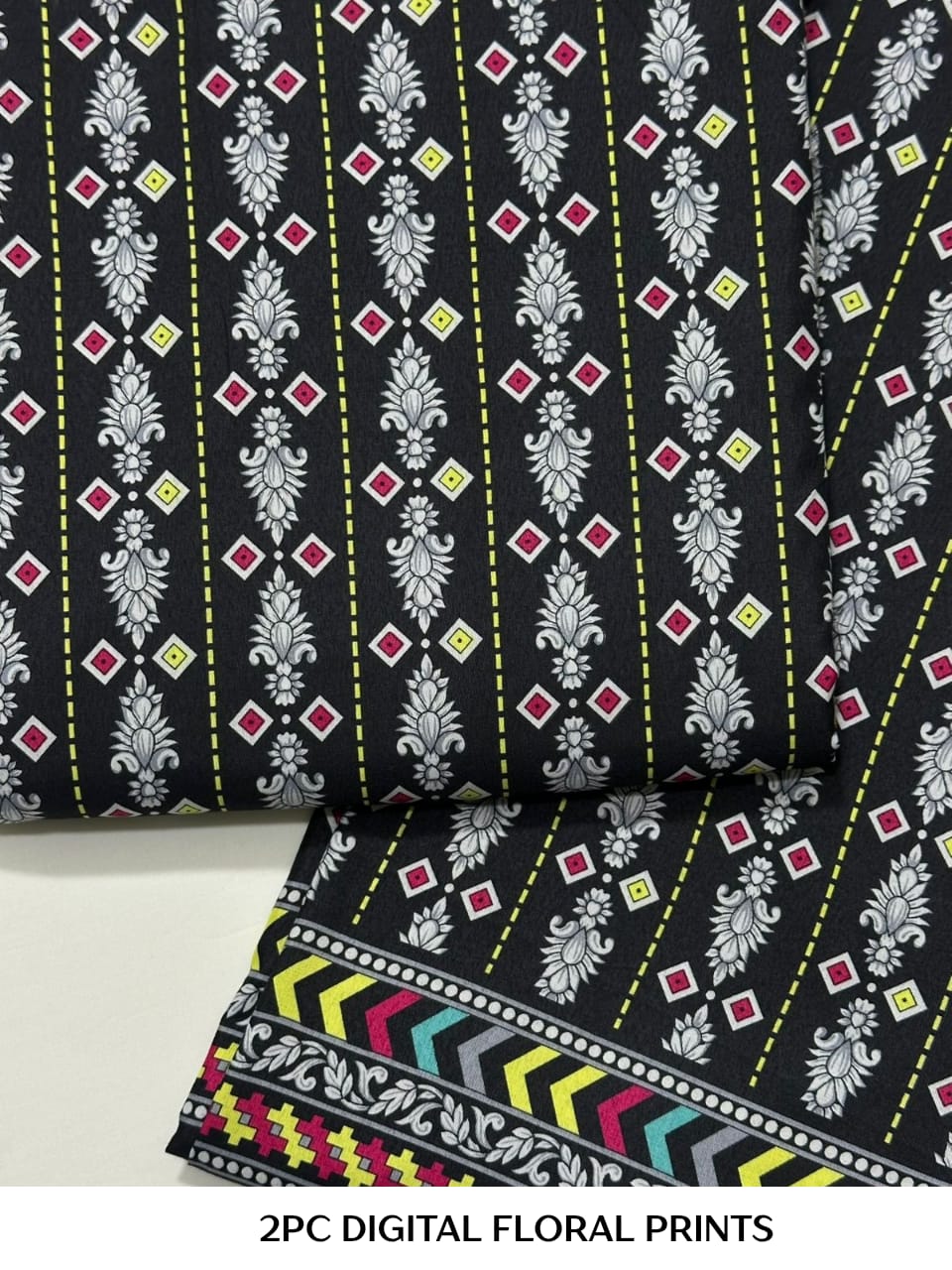 Floral Printed Cotton 2Piece D-032