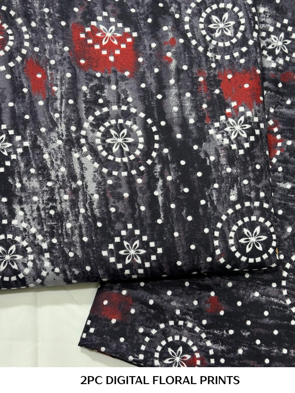 Floral Printed Cotton 2Piece D-029