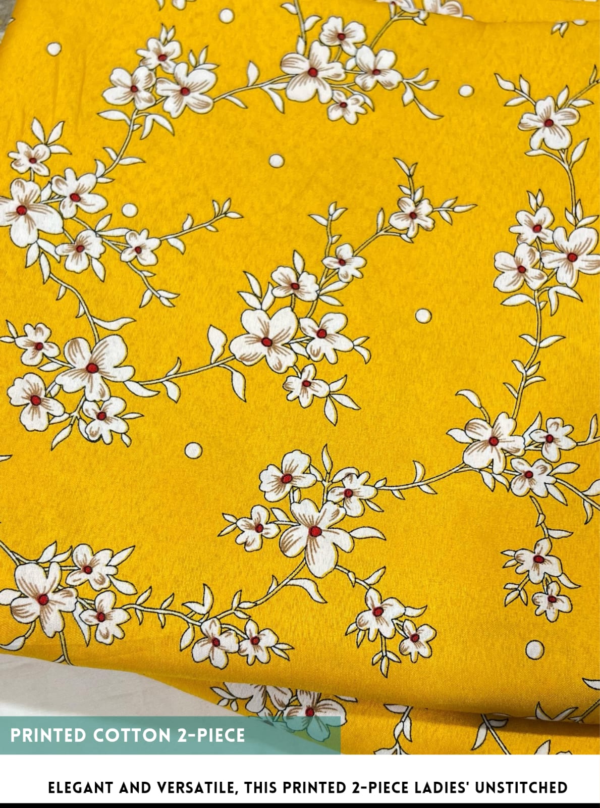 Floral Printed Cotton 2Piece D-012