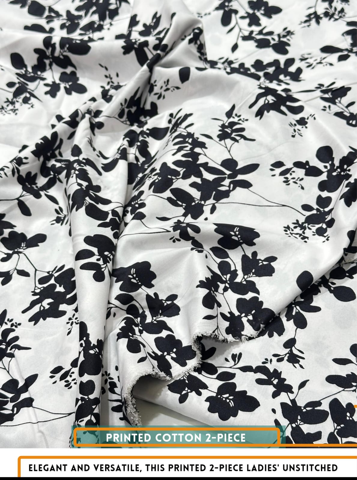 Floral Printed Cotton 2Piece D-007