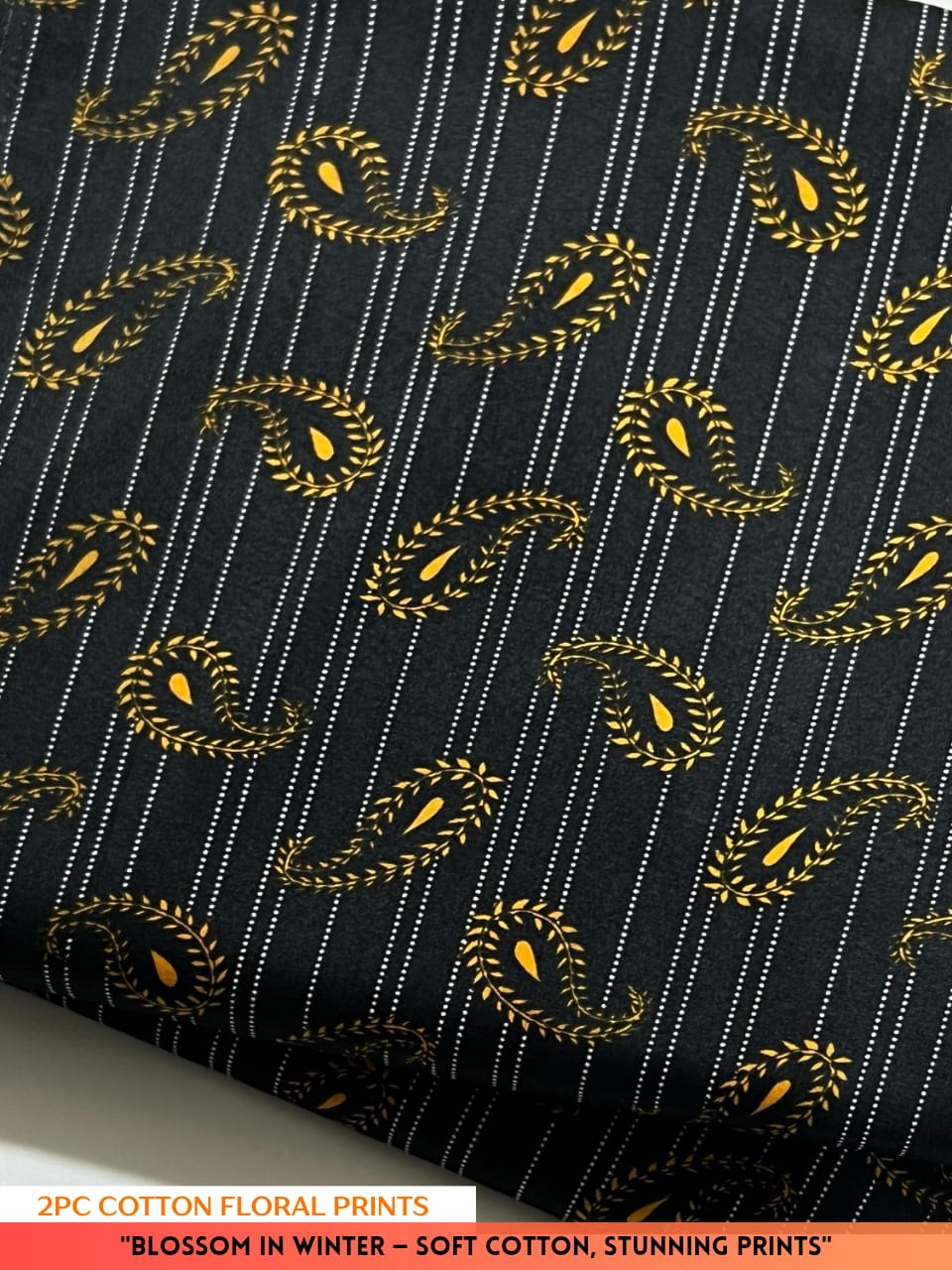 Floral Printed Cotton 2Piece D-001