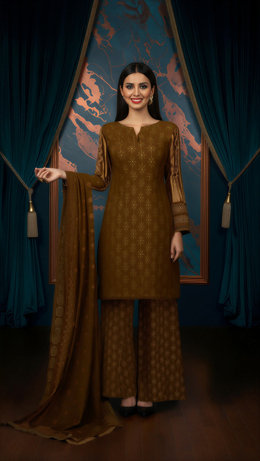 Sapphire 3PC Unstitched Bahaar SN-08