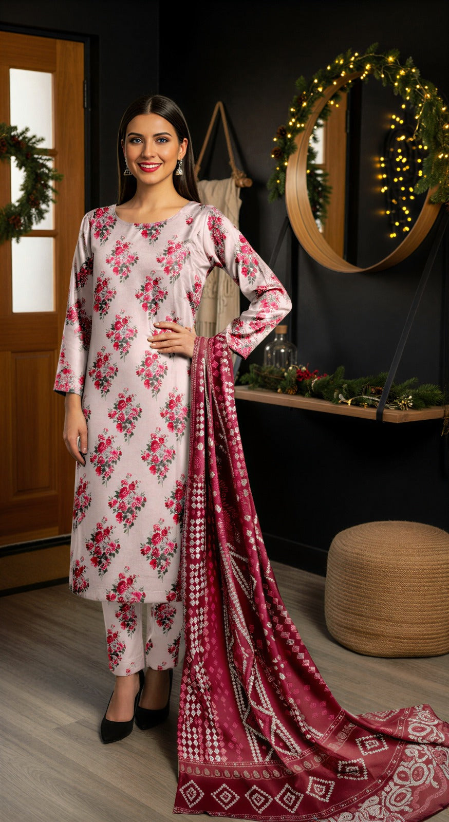 Sapphire 3PC Unstitched Bahaar SN-01