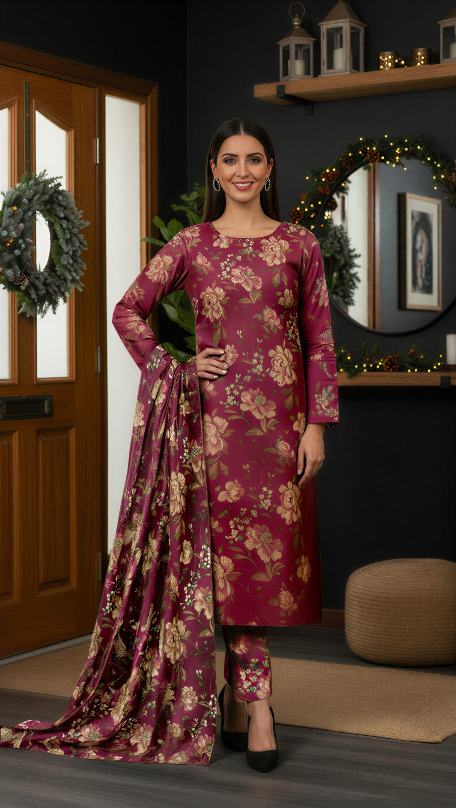 Sapphire 3PC Unstitched Bahaar SN-02