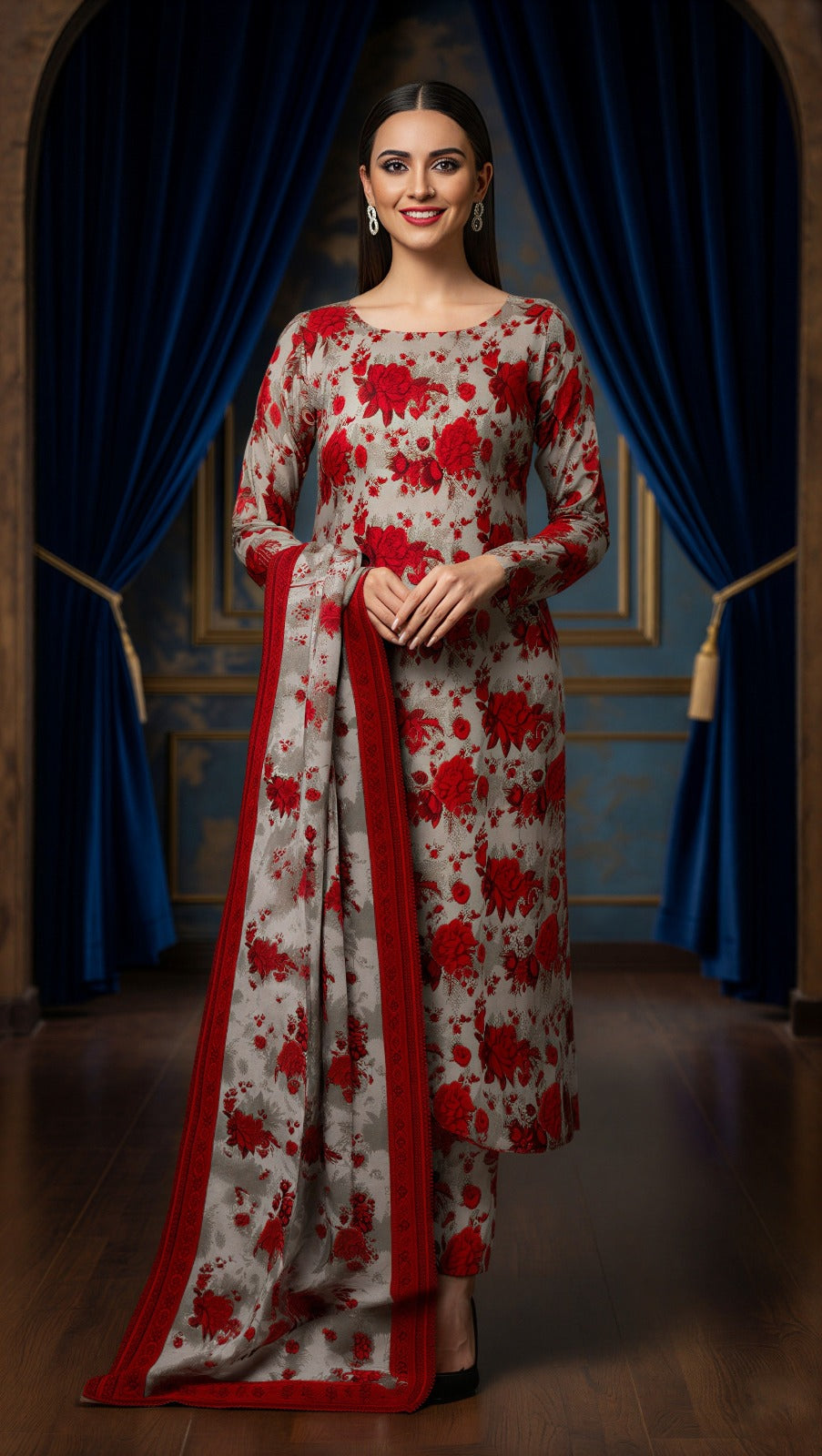 Sapphire 3PC Unstitched Bahaar SN-07