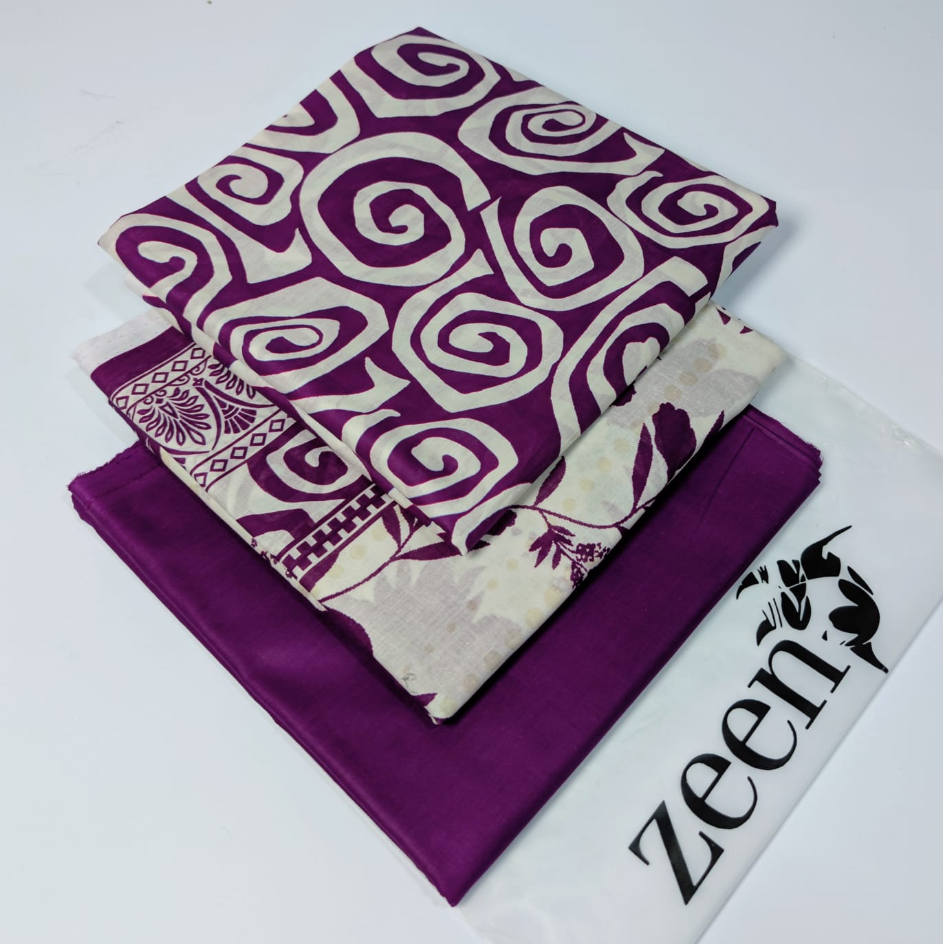 Zeen Printed Lawn Unstitched 3Piece D-22