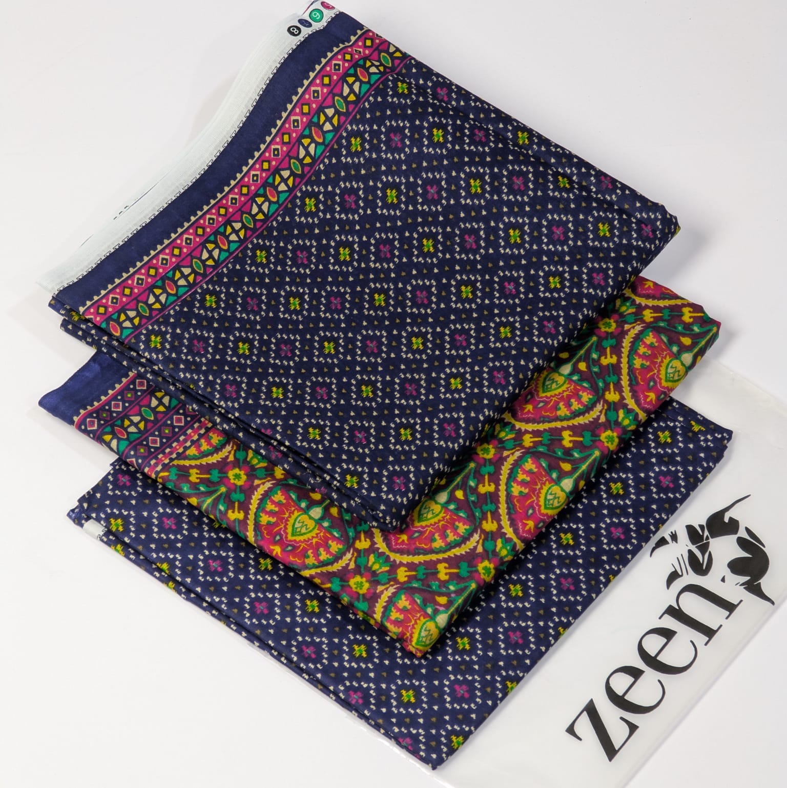Zeen Printed Lawn Unstitched 3Piece D-73