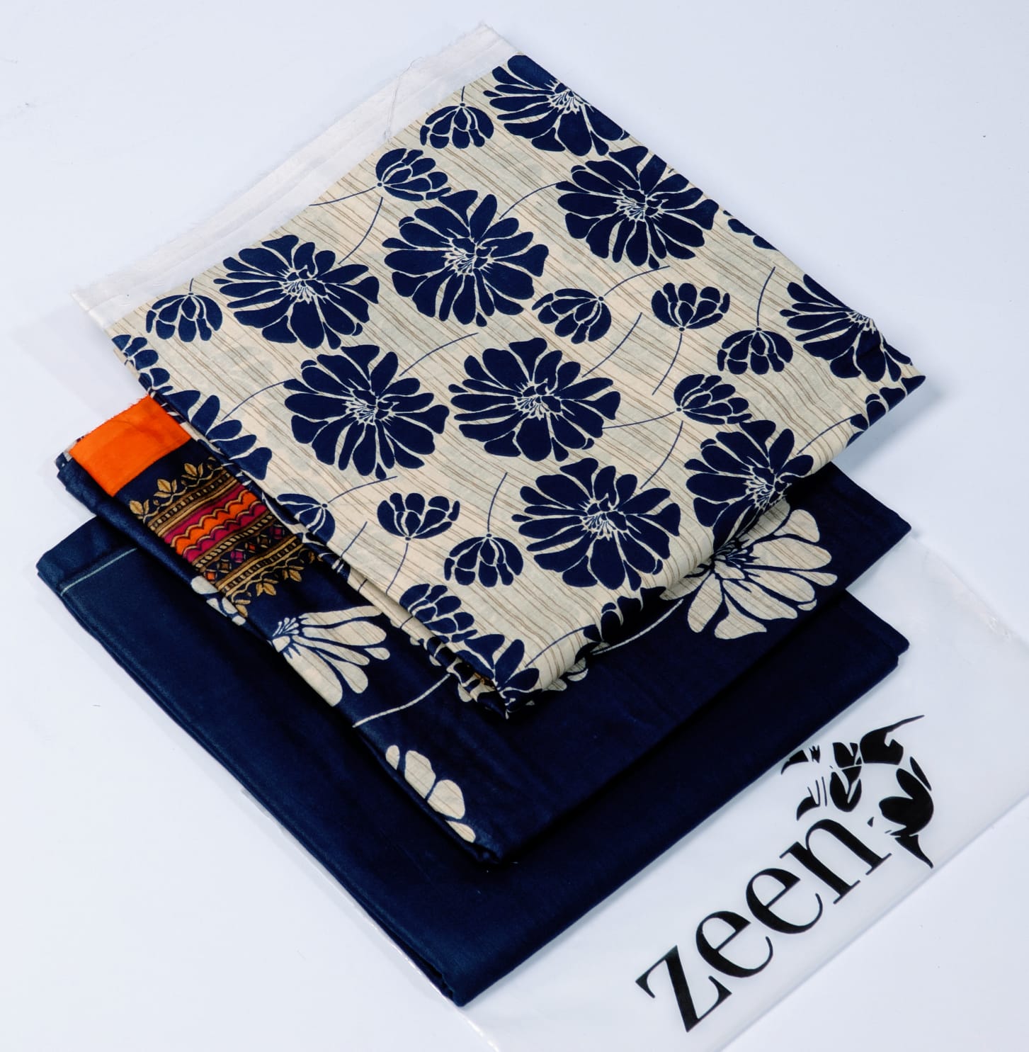 Zeen Printed Lawn Unstitched 3Piece D-87
