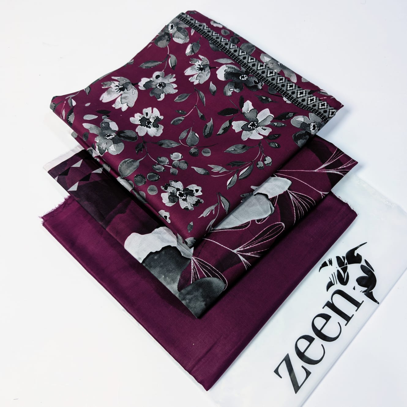 Zeen Printed Lawn Unstitched 3Piece D-99