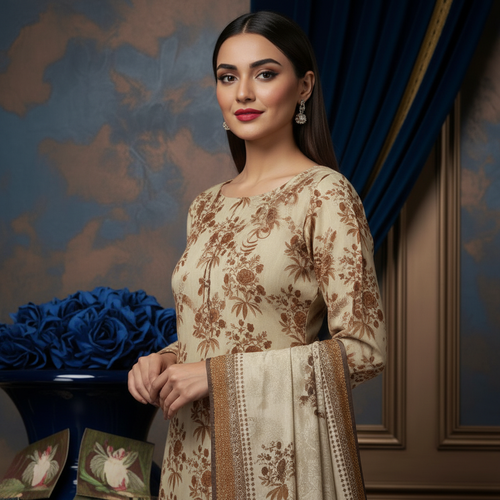 Sapphire 3PC Unstitched Bahaar SN-09