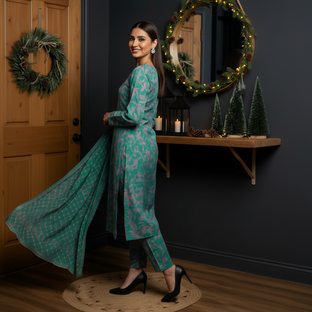 Sapphire 3PC Unstitched Bahaar SN-04