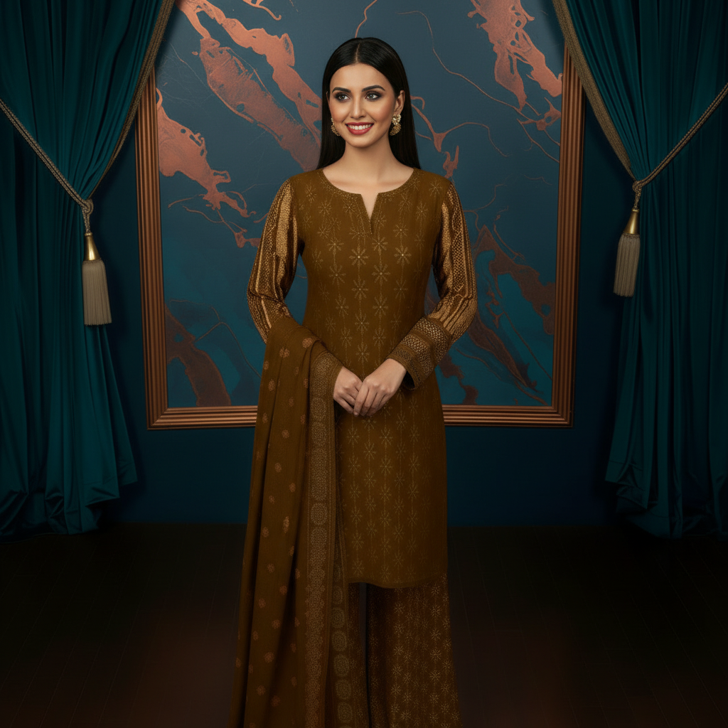 Sapphire 3PC Unstitched Bahaar SN-08