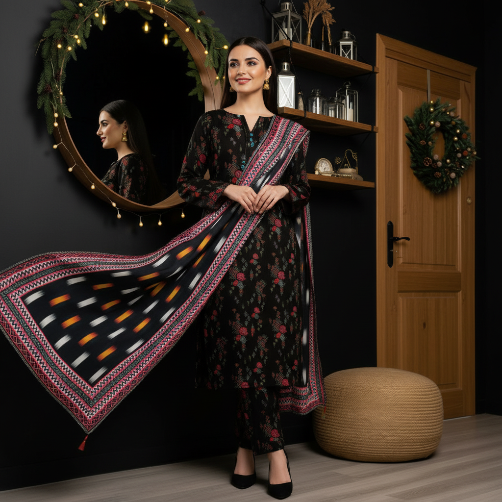 Sapphire 3PC Unstitched Bahaar SN-03