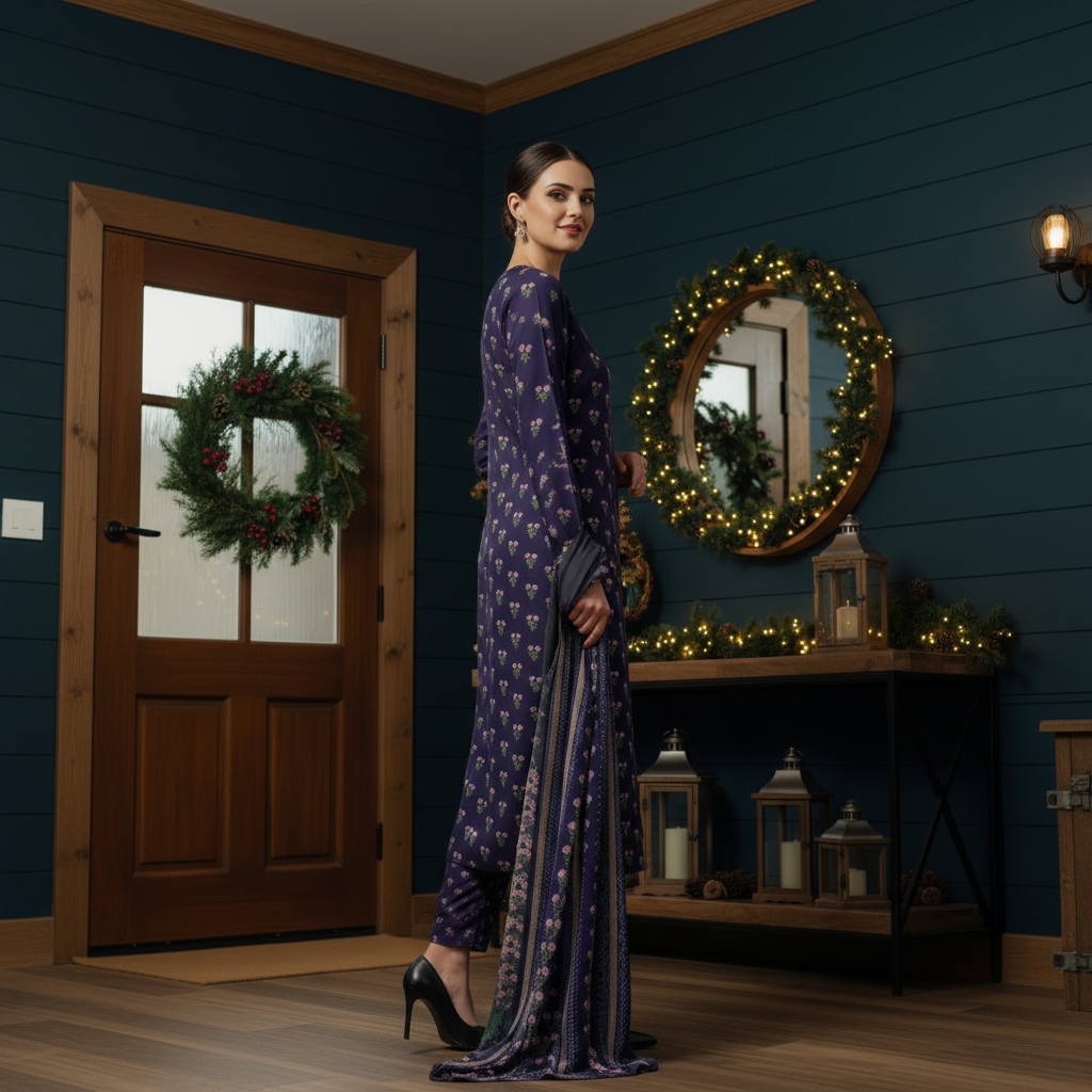 Sapphire 3PC Unstitched Bahaar SN-05