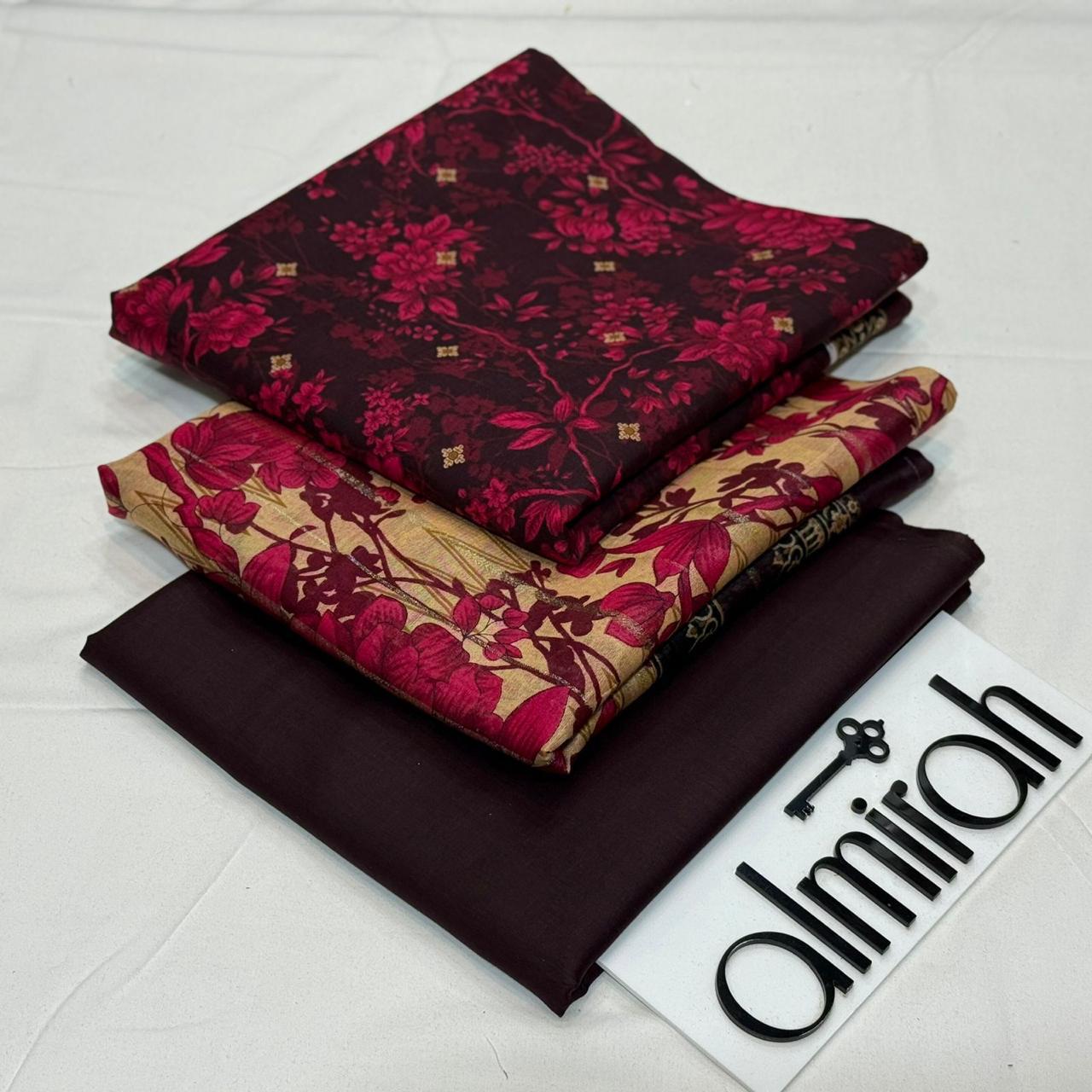 Zeen Printed Lawn Unstitched 3Piece D-40